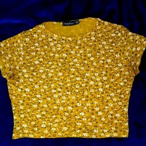 This is a crop top shirt.